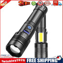 XHP70 COB Headlight Torch Outdoor Flashlight Zoom USB Charging Flashlights
