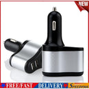 VODOOL usb Car Charger Adapter with 1 Socket Cigarette Lighter and 2 USB