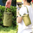 Outdoor Gas Canister Lamp Storage Bag Portable Bottle Cover (Army Green S) Newly