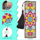 2pcs DIY Diamond Painting Leather Bookmark Mandala Tassel Crafts (FQY046)