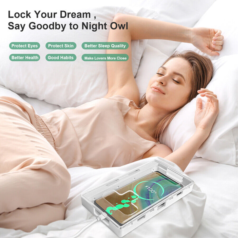 Bin Universal Mobile Phone Self-Discipline Storage Case Portable Lock Container