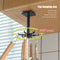 360 Degrees Rotating Hook Holder Bathroom Organizar Storage Hanger (Black) Newly
