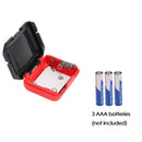 3 Modes Strong LED COB Headlight Outdoor Camping Mini Flashlight (Red)