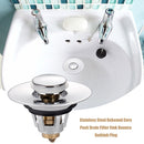 Wash Basin Bounce Drain Filter Sink Vanity Stopper Hair Catcher Bathroom Supply