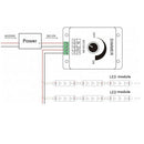 Lamp LED Knob Dimmer Switch Single Color Dimmer DC 12V 24V 8A Manual Adjustable