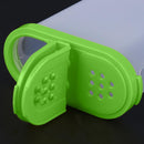 2 Lids Moisture Resistant Transparent Spice Box Spice Jar Spice Bottle
