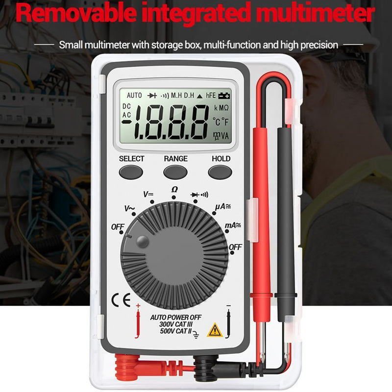 Voltage Tester True RMS Digital Mini Smart Multimeter Digital Profesional Meter
