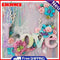 Frameless Painting By Numbers Word Love DIY Handmade Drawing On Canvas Craft Kit
