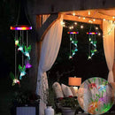 Solar Wind Chime Lamps Hanging Lights Home Garden Yard Decor (Hummingbird) Newly