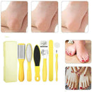 8pcs Remover Pedicure Rasp Foot File Scraper Brush Care Nail Set B9V7 Kit A9Y4