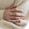 Wind Niche Design Roman Digital Rings Couples Tail Rings Adjustable Opening