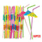 50x Cocktail Umbrella Drinking Straws Birthday Wedding Party Drink Decor`