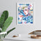 Oil Paint Painting Girl By Numbers Coloring Picture Digital Drawing