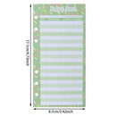 12 Pieces School Office Tools Binder Budget Sheets Candy Print Expense Tracker