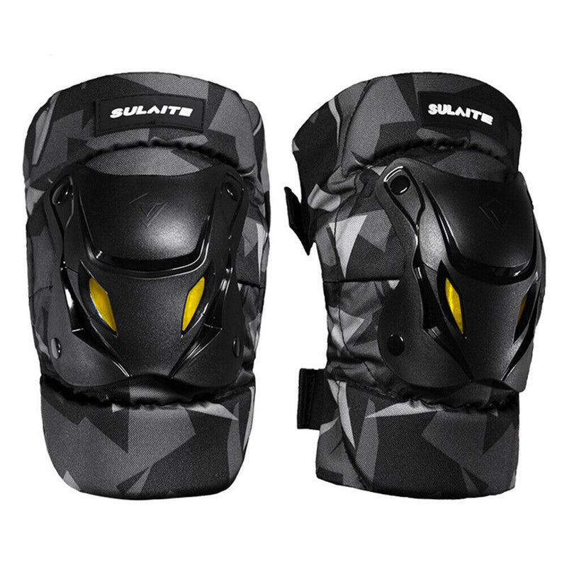 SULAITE Windproof Motorcycle Elbow Knee Pad Motocross Protective Gear Camo