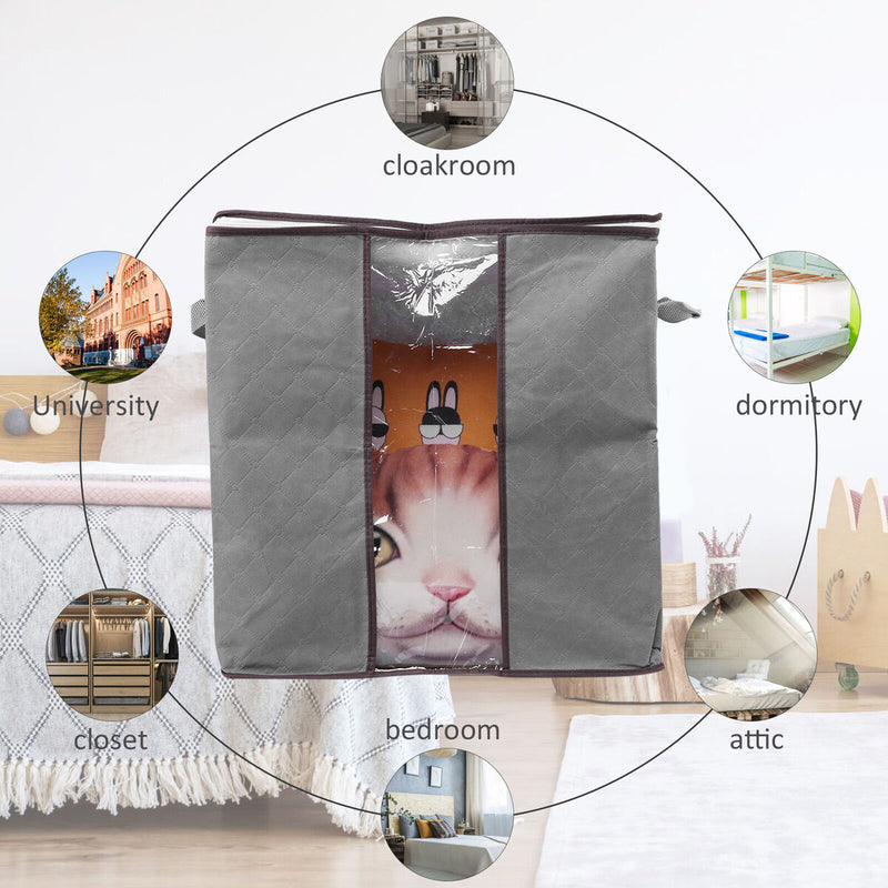 Non-woven Sweater Organizer Box Dustproof Waterproof Duvet Organizer for Cabinet