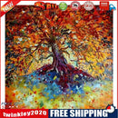 DIY Oil Paint by Numbers Golden Tree Coded Hand Painted Acrylic Drawing Kit