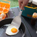 Outdoor Folding Spatula - Heavy Duty 304 Stainless Steel Portable for Camping