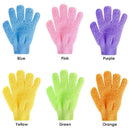 Five Fingers SWIMMING GLOVES Shower Cloth Scrub Body Child Home Supply (Blue)