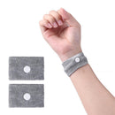 2pcs Morning Sickness Wrist Bands Anti Motion Sickness Wristband (Grey) Newly