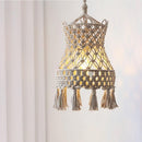 Lamp Shape Bedroom Home Decoration Lampshade Hand-woven Moroccan Lantern Shape