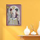 5D DIY Part Special Shaped Drill Diamond Painting Lady Kit Drawing (Y090) Newly