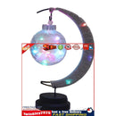 LED Table Lamp Hemp Rope Moon Desk Night Lamp for Bedroom (B Color Light) Newly