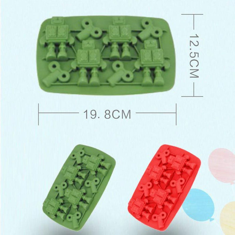 Easter Silicone Robot Shaped Stone Statue Shaped Ice Cube Mold Ice Maker