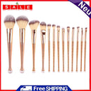 13pcs Foundation Blending Powder Eyeshadow Contour Concealer Blush Brushes