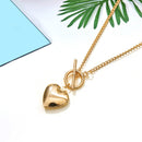 Fashion Love Heart Pendant Necklace Women Multilayer Chain Choker Jewelry G