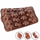 Fondant Candy DIY Dinosaurs Mould Ice Tray Silicone Chocolate Mold Cake Making