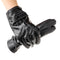 Warm Waterproof Full Finger Thicken PU Leather Gloves Touch Screen Gloves