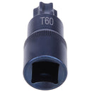 1/2 inch Torx Screwdriver Socket Bits Adapter Drive Socket Hand Tool(T60) Newly