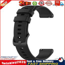 20mm Silicone Replacement Watch Band Wrist Strap for Polar Ignite (Black) Newly