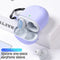 For Redmi AirDots 3 Pro Silicone Protective Case Cover w/ Keychain (Purple)