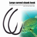 20pcs Fishing Hooks, Bait Jig Sharp Barb Fish Hook Kit, Carp Fishing Gear T