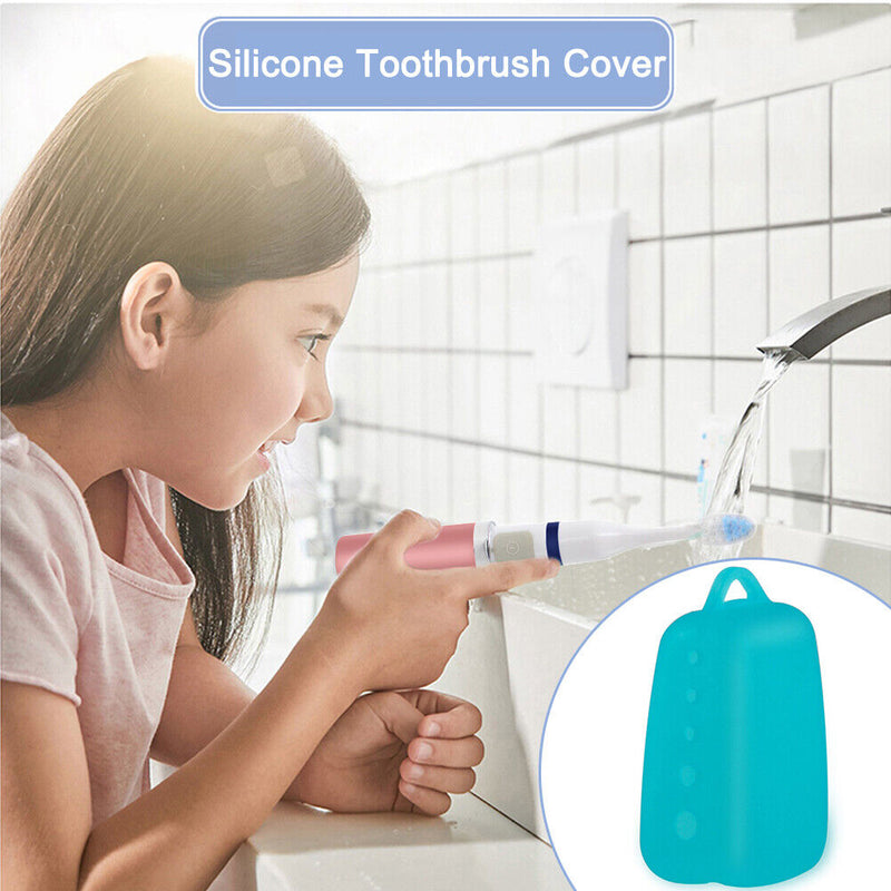 3pcs Tooth Brush Pod Portable Toothbrush Case Silicone Food Material for Outd