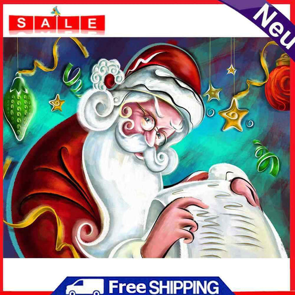 Santa Claus 50x40cm Oil Paint By Numbers Picture DIY Painting