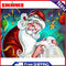 Santa Claus 50x40cm Oil Paint By Numbers Picture DIY Painting