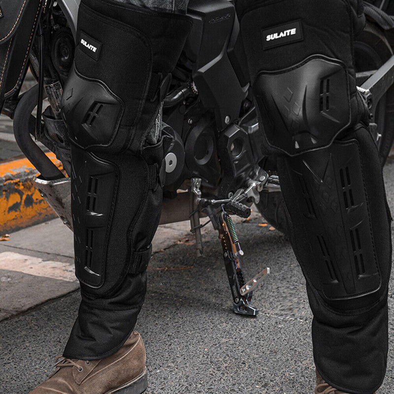 2pcs SULAITE Motorcycle Knee Pads Protective Gear Motocross Knee Guards