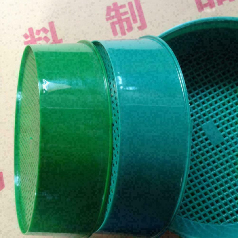 Green Plastic Garden Sieve Riddle Sifter For Compost V1TT1 Stone P5A0 N0R4