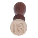 English Alphabets Five-petaled Flower Metal Hot Sealing Wax Clear Stamps(R)