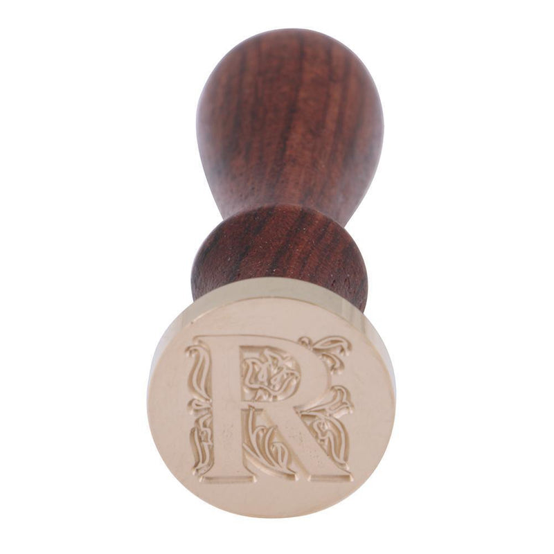 English Alphabets Five-petaled Flower Metal Hot Sealing Wax Clear Stamps(R)