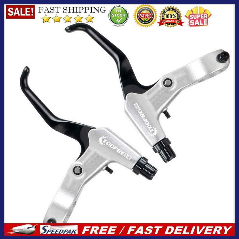 TOOPRE 1 Pair Aluminum Alloy 3-Finger Mountain Road Folding Bike Brake Levers