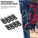 8x Replacement Zipper Puller for Clothing Bag Zip Pull Fixer (Black 35mm) Newly