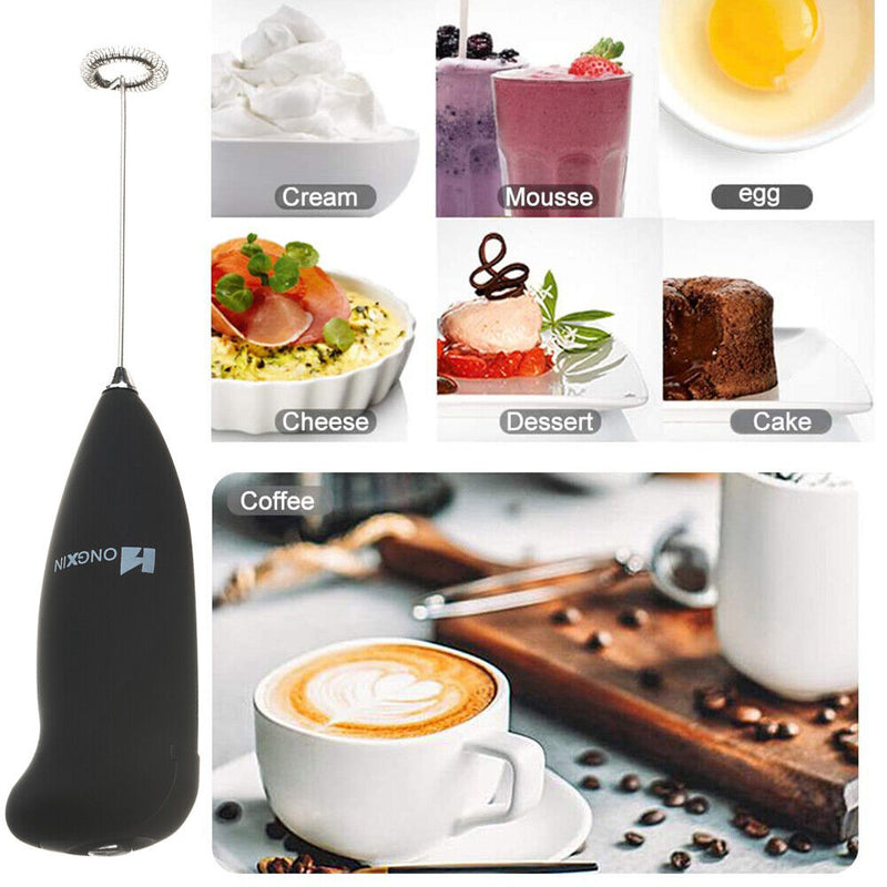 Handheld Electric Egg Beater Milk Drink Coffee Frother Foamer Whisk Mixer Newly