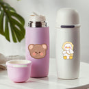 Water Bottle Stickers Laptop Skateboard PVC Decals for Kids Teens (Bear) Newly