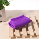 Silicone Heat Insulation Mitt Glove Casserole Ear Pan Pot Oven Grip/Purple