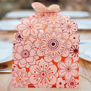 10pcs Hollow Butterfly Candy Boxes Paper Gift Packing Flower Wedding Party Decor
