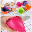 Kitchen Silicone Egg Poacher Poaching Pod Pan Poached Cup Mould B3E2